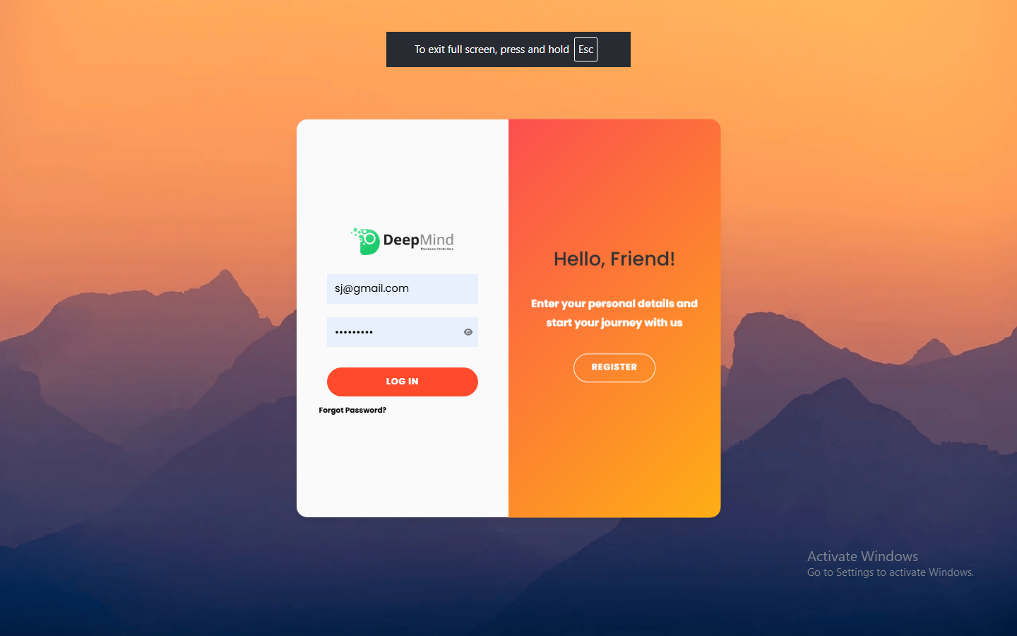 DeepMind Algo — Indian Market Platform screenshot