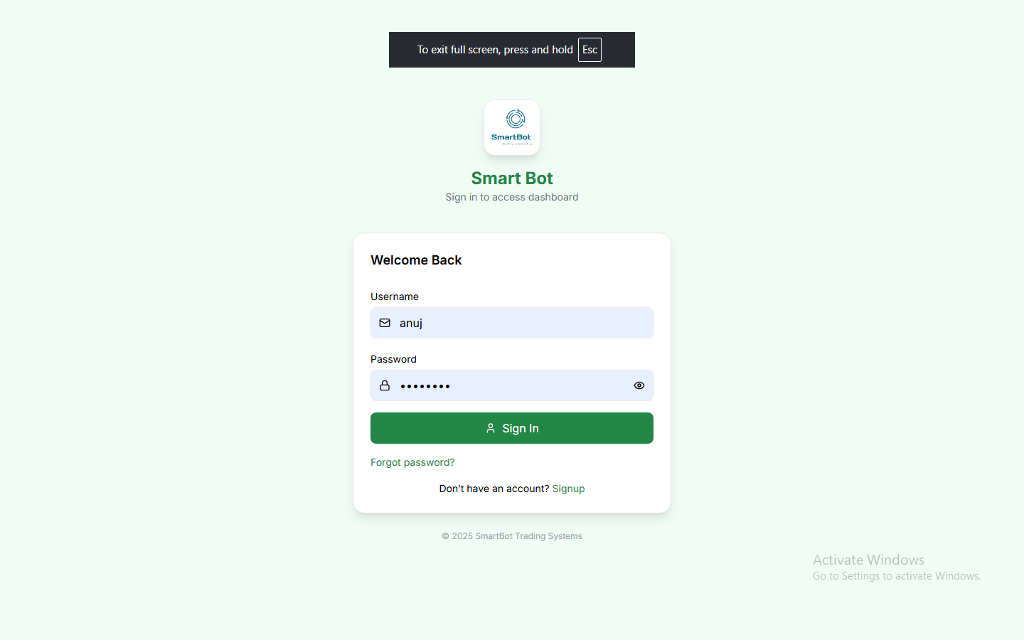 SmartBot — Crypto Trading Bots screenshot